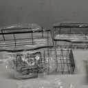 Veken 5-Pack Rustproof & Waterproof Shower Caddy 5-Pack, No Drilling Adhesive Corner Shower Shelves, Rack For Inside Shower, Large Bathroom Organizer Storage Accessories, Ideal for Home&Kitchen, Black