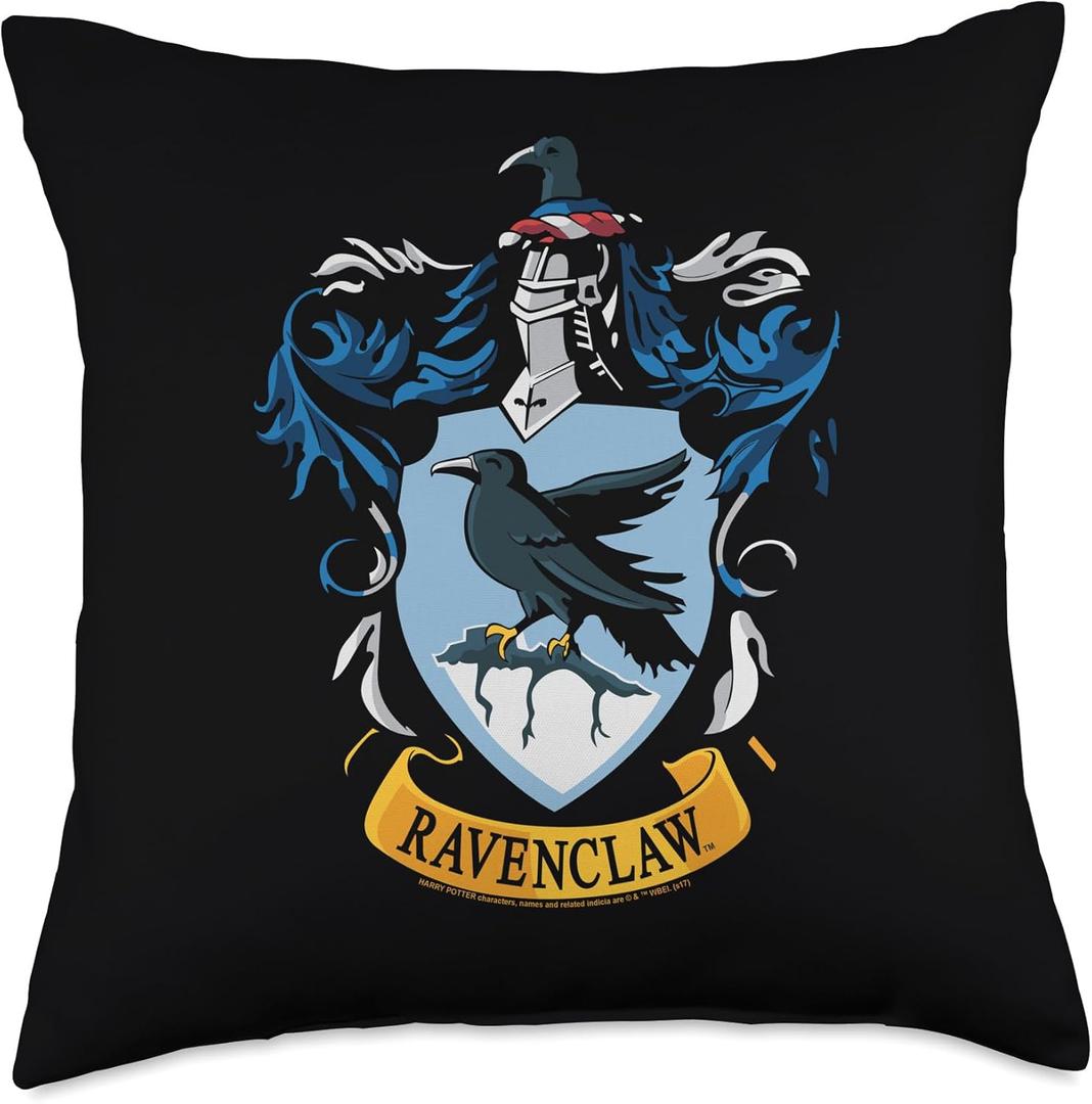 Harry Potter Ravenclaw House Crest Throw Pillow (18x18)