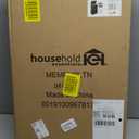 Household Essentials Sleek Laundry Hamper with Dual Mesh Liners and Lid, Black