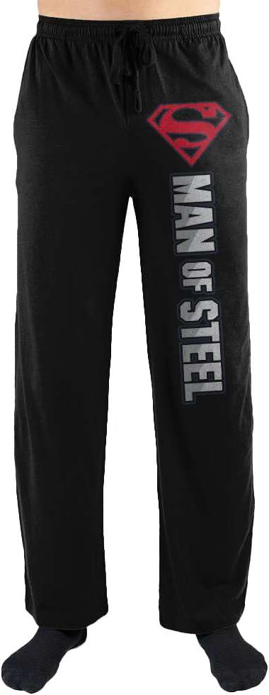 Bioworld Superman Man Of Steel Symbol Print Men's Sleepwear Lounge Pants S