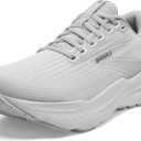 Brooks Mens Glycerin 21 Neutral Running Shoe (11.5, White/White/Grey)