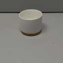 ZOUTOG Succulent Pots 3.1 Inch,6 Pack Succulent Planters,Small Pots for Plants with Drainage and Tray,White Ceramic Flower Planters for Indoor Plants,Home,Office,Desk