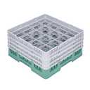 Restaurantware Green Glass Rack, 19.7 x 10.5 In