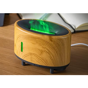 Portable Humidifier with Colored Flames, Bluetooth Speaker, and Aromatherapy Diffuser – 3-in-1 Essential Oil Diffuser|Mist maker|Air purifier for Home, Office & Travel