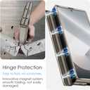 STORMTAL for Samsung Galaxy Z Fold 6 Case with Hinge Protection, [Built-in Screen Protector] [Adjustable Kickstand] Shockproof Slim Fit All-Inclusive Protective Phone Cover for Galaxy Z Fold 6 2024 (Titanium Grey)