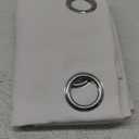 Pony Dance Kitchen Curtains for Windows - Tie Up Curtain Small Valances Set Adjustable Grommet Top Roman Shades for Home Decoration, W 42 x L 45 in, Pure White, 1 PC