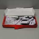 Retisee 40 Pcs Christmas LED Window Candles with Remote Control and Tree Clips Light Flickering Battery Operated Candlesticks Flameless Candles for Christmas Indoor Outdoor (White)