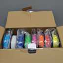 250g High Speed SUNLU PETG Filament 1.75mm Bundle, 250g Spool, 8 Rolls, White+Red+Orange+Yellow+Green+Sky Blue+Blue+Pink