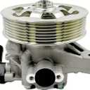 Power Steering Pump 21-5495 with Pulley Compatible With 2008 2009 2010 2011 2012 for Honda Accord 2.4L