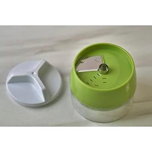 4 in 1 Zucchini Spaghetti Maker, Spiral Slicer For Making Quick Low Carb Veggie Noodles, Green, Set of 2