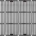 Hongso Porcelain Coated Cast Iron Grill Grid Grates Replacement for Chargriller Models 2121, 2123, 2222, 2828, 3001, 3030, 3725, 4000, 5050, 5252, 5650,9020. Set of 4