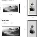 VHH 18x36 Picture Metal Frame with 14x32 Mat,Tempered Glass,Wide Edge, 18x36-1pc-Tempered Glass