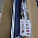 Blue T-Top Boat Sun Shade Kit with Poles and Tie-Down Straps - 1200D Polyester Marine Canopy Cover for Center Console Fishing Boats, Fits Standard Rod Holders, 78.7" x 68"