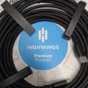 Highwings Long HDMI Cable 20 FT, 10K 8K 4K Ultra HD High Speed 2.1 HDMI Cable 48Gbps Braided Cord-4K@120Hz 8K@60Hz, DTS:X, HDCP 2.2&2.3, Dynamic HDR 10 Compatible with Roku TV/PS5/HDTV/Blu-ray