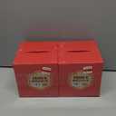 Square Tissue Box Cover, Red, 2 Pack