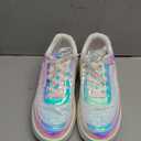 LUCKY STEP Women's Platform Sneakers Rhinestone Fashion Chunky Casual Sparkly Retro Braided Walking Shoes 8.5