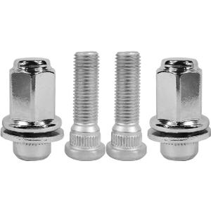 4PCS M12x1.5 Chrome Wheel Lug Stud Nut Set Compatible with Toyota Corolla Camry 4Runner Land Cruiser RAV4 Avalon Sienna Lexus GS350 GX460 ES300 SC400 tC 90942-01058 90942-02049
