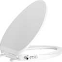 Bidet Toilet Seat Non-Electric, Self-Cleaning Dual Nozzles for Frontal & Rear Wash, Adjustable Water Pressure, Slow-Close Lid, Fits Elongated Toilets Hygienic & Eco-Friendly Upgrade (Contemporary)