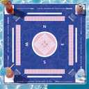 Chumia 32x32 Floating Mahjong Table for Pool, Pink Pink, 32.3" x 31.9"