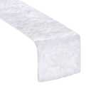 White Fur Table Runner 13.8 x 47.2 Inch Soft Luxury Faux Fur Christmas Table Runner Decoration (White, 35 x 120 cm)