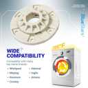 BlueStars W10528947 W10396887 Washer Basket Driven Hub Kit Part - Compatible with Maytag Whirlpool Kenmore Washers - Replaces AP5665171 W10528947VP PS6012095 - Enhanced Design