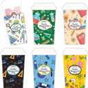 Teacher Appreciation Gift Card Holder from Student, Thank YouCard Sleeves | Teacher Appreciation Gift Card Holders, 6 Coffee Cup Design Cards, 5.2 X 3.24 Inch, Slot For Card