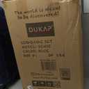 DUKAP SENSE Hardside Luggage with Spinner Wheels | 28 in Durable Lightweight Large Checked Suitcase for Travel | Zipper Clouser Suit Case with Gel Handles and Trolley | Blue