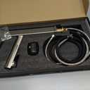 HANLIAN Brushed Nickel Tall Single Hole Bathroom Vessel Sink Faucet