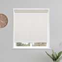 Sunoff Blackout Roller Shades Blinds Cordless for Windows Pull Down Room Darkening Door Blinds with Thermal Insulated Easy to Install for Living Room,Bedroom,Home,Office Bathroom Beige 30" W x 72" H