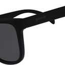 Goodr A Unicorn's Calamity Polarized Sunglasses, Medium Sized (OG), Black Solid Frames with Black Non-Reflective Glare Reducing Lenses, UV400 Protection, No Slip, No Bounce