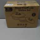 M MCIRCO 4-Piece Glass Casserole Baking Dish, Set of 2 Casseroles With Glass Lids, 1.9 Qt and 3 Qt