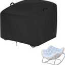 Outdoor Papasan Rocking Chair Cover, 41inch Waterproof Patio Papasan Chair Cover Waterproof for Oversize Rocking Chairs and Rattan Wicker Chairs-41"W x 45"D x 31"H