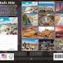 Israel Calendar 2026 Monthly Wall Calender 12 Month | American Made In The USA