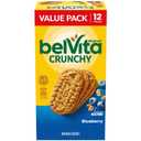 belVita Breakfast Bars Biscuits, Blueberry, Value Pack, 12 Packs (4 Biscuits Per Pack) (EXP 03/25/26)
