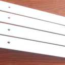 12 Pack - L 11" x H 6" x W1.5, 5mm Thick White L Shelf Bracket, Iron Shelf Brackets, Metal Shelf Brackets, Floating Shelf, Shelf Supports with Screws