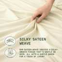 TRUE BAMBOO Sheets Set Queen Size - Silky Soft & Naturally Cooling for Hot Sleepers - Luxe 4 Piece Bed Sheets with Breathable & Moisture-Wicking Fabric - 16" Deep Pocket, Butter Yellow