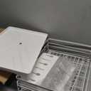 COHOSEGE Large Dish Drying Rack,Extendable Dish Rack with Cutlery Holder, Anti-Rust White Dish Racks for Kitchen Counter,Dish Drainers for Kitchen Sink,Over The Sink Drying Rack Kitchen