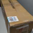 Puleo International 7 ft Pre-Lit Flocked Artificial Alpine Pencil Tree