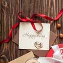 Quhora 5/8" x 100 Yards Satin Ribbon - Red Silk Ribbon with Spool - Ideal for Gift Wrapping, Floral Bouquets, Crafts, Wedding Party Decorations, Christmas and Sewing Projects