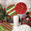 Hungdao 6 Pcs 15.75'' Large 3D Christmas Peppermint Lollipop Yard Decorations Red Green White Candy Signs with Stakes Xmas Winter Holiday Garden Sign Photo Prop Decor for Tree Lawn Patio Driveway