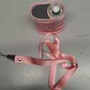 Kids Microscope Digital 1000X Zoom, Mini Pocket Handheld Microscope Portable Travel Toys, HD Photo & Video with 8GB SD Card, Christmas Birthday Gifts for Girls, STEM Toys for Toddlers Age 3-8 (Pink)