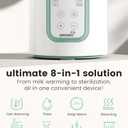 GROWNSY Baby Bottle Warmer, 8-in-1 Fast Baby Milk Warmer with Timer for Breastmilk or Formula, Accurate Temperature Control, 24H Keep, Food Heater&Defrost BPA-Free Bottle Warmer for All Bottles- Green