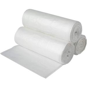 Aluf Plastics 4 Gallon 6 Micron (eq) Clear Garbage Bags - 17" x 18" - Pack of 2000 - For Home, Office, Bathroom, Healthcare, & Municipal