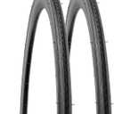 YUNSCM 2-PCS 700C Road Bike Tires 700x25C 25-622 Compatible with 700 x 25C 700x26C Bike Bicycle Tires (Y-907)