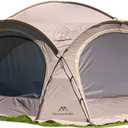 Mountainhiker Dome Tent for 5-10 People, 4-Season Waterproof Camping Tent with UV Protection, Chimney Hole, Easy Setup, Lightweight Outdoor Shelter for Family & Group Camping