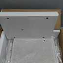 Furologee Console Table with Charging Station & 3 Fabric Drawers, 38'' Entryway Table with Storage Shelves and LED Light for Entry Way, Industrial Display Shelf for Hallway, Foyer, Rustic Brown | 3 Fabric Drawers, Storage Shelves, LED Light, Entry Way, Hallway