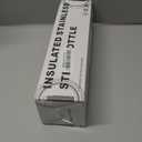 Ratrabas Insulated Water Bottle 21 OZ, Insulated Tumbler with One-Touch Open, Travel Water Bottle with Leak-Proof Design, Sports Water Bottle for Women & Men (Blue)