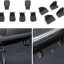 Voodonala for Jeep JL Front & Rear Seat Screw Protector Cover Trim for 2018-2024 Jeep Wrangler JL JLU Gladiator JT Interior Accessories, ABS Black 10pcs