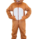 Dress Up America Bear Mascot Costume - Full Body Animal Suit for Kids & Adults - Includes Jumpsuit & Mask, M