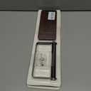 2 x Rustic Toilet Paper Holder Wall Mount - 6.69"x2.95" Solid Wood Bathroom Tissue Paper Roll Hoder with 5.7" Stainless Steel Rod, Farmhouse Paper Towel Holder for Small Space